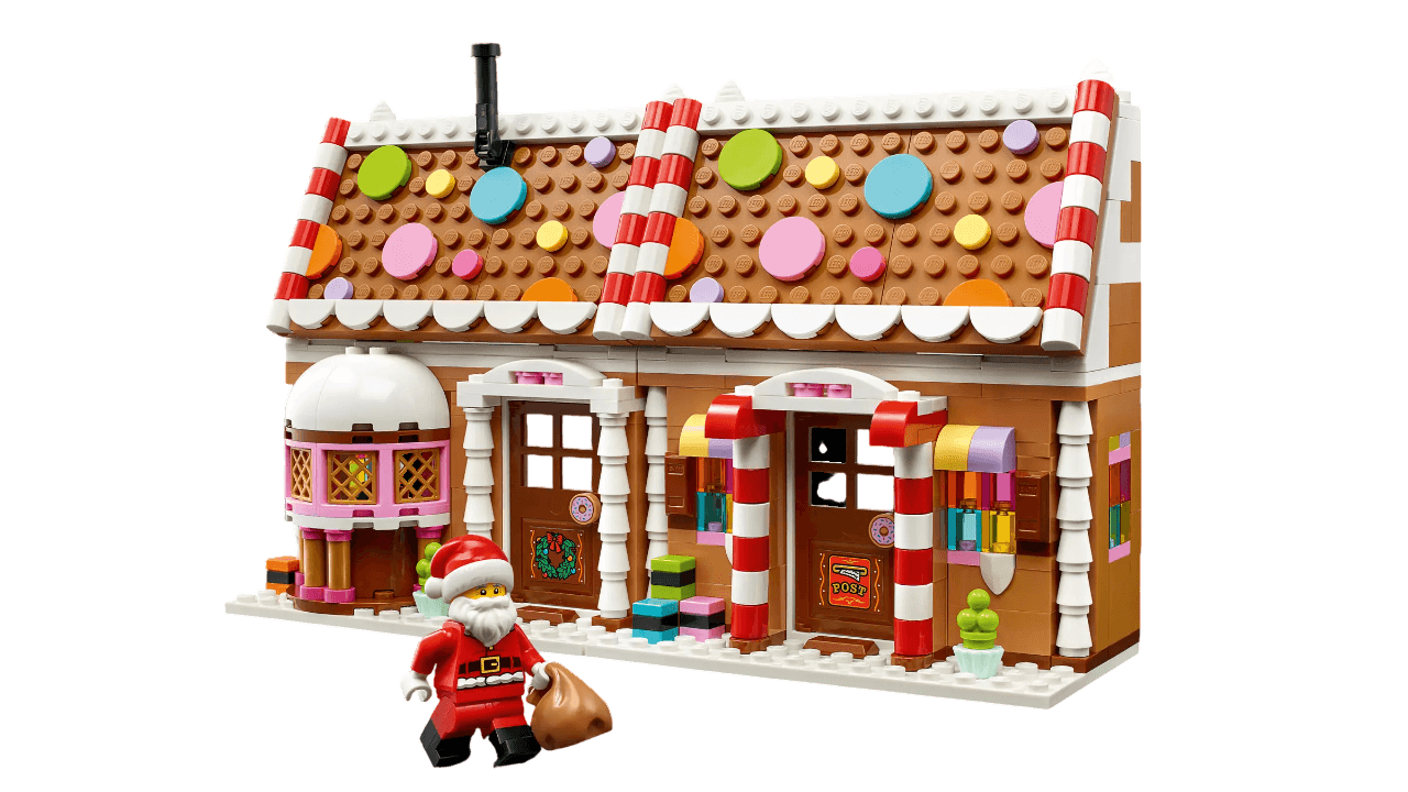 Holiday Festive Gingerbread House - 3