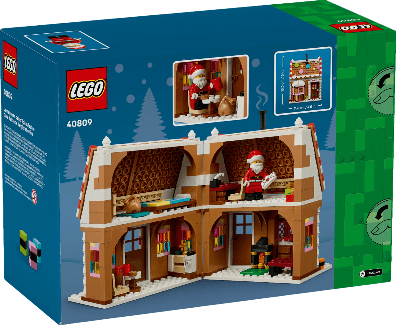 Holiday Festive Gingerbread House - 4