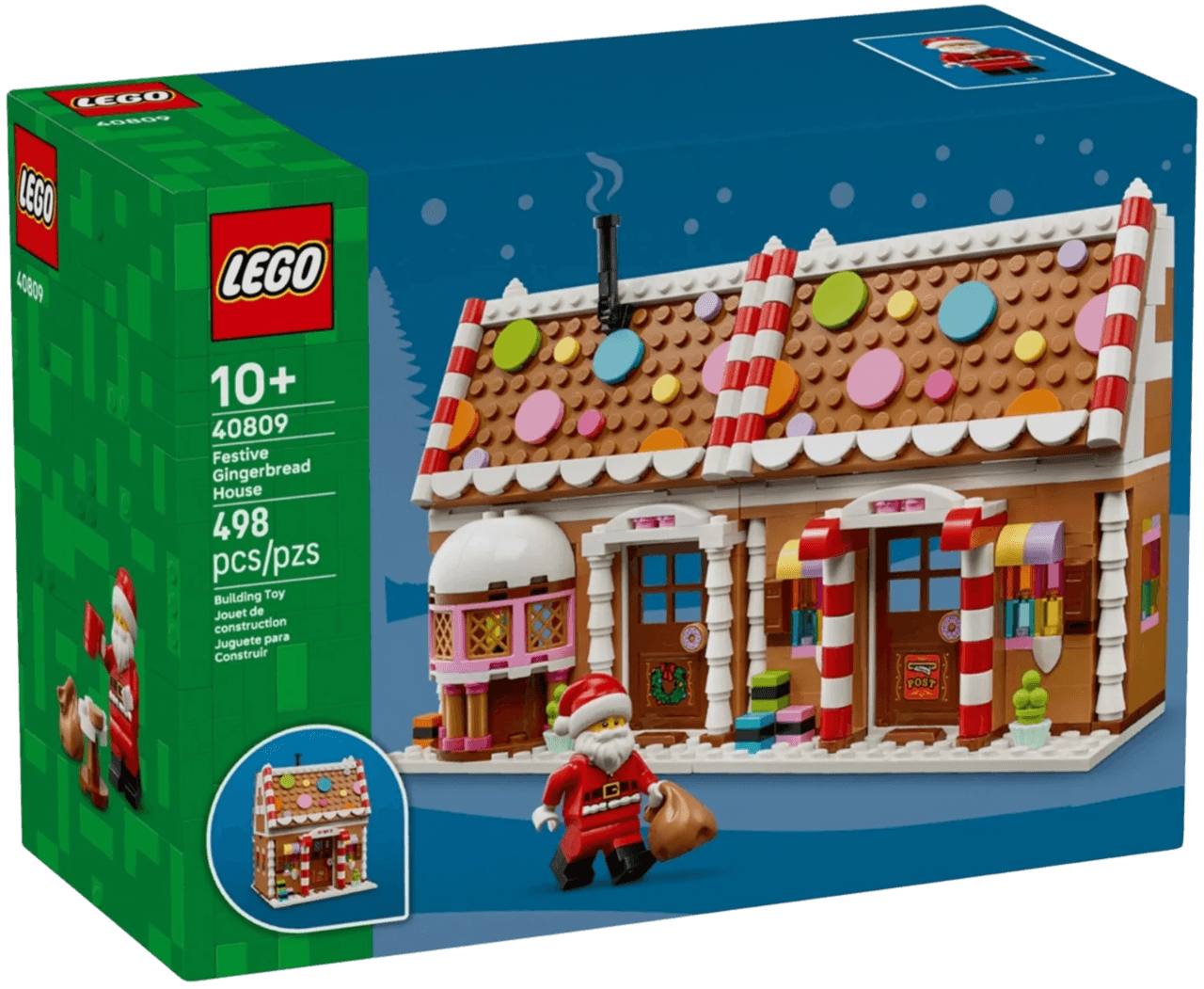 Holiday Festive Gingerbread House - 1